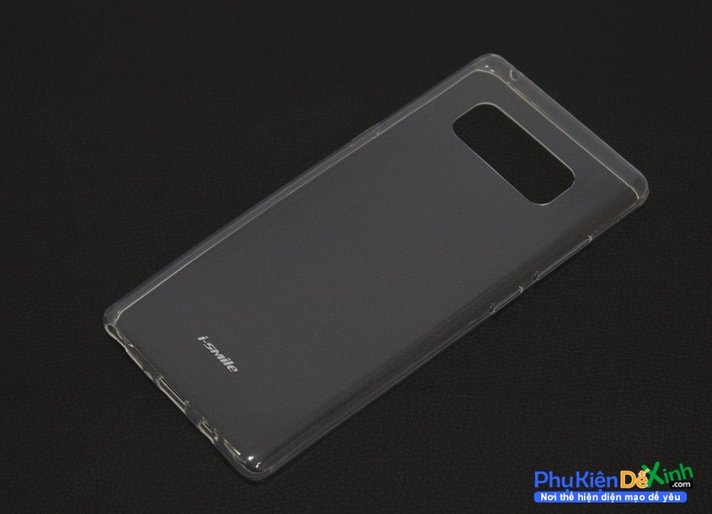 Ốp Lưng Samsung Galaxy Note 8 Dẻo Trong Suốt Hiệu Ismile được làm bằng chất nhựa dẻo cao cấp nên độ đàn hồi cao, thiết kế dạng mền,là phụ kiện kèm theo máy rất sang trọng và thời trang.
